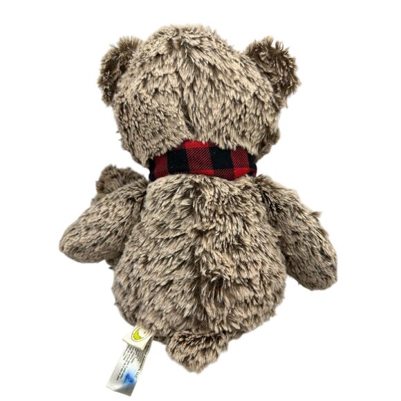Animal Adventure Plush Teddy Bear Checker Scarf '17 Edition 12" Stuffed Animal - Picture 6 of 12